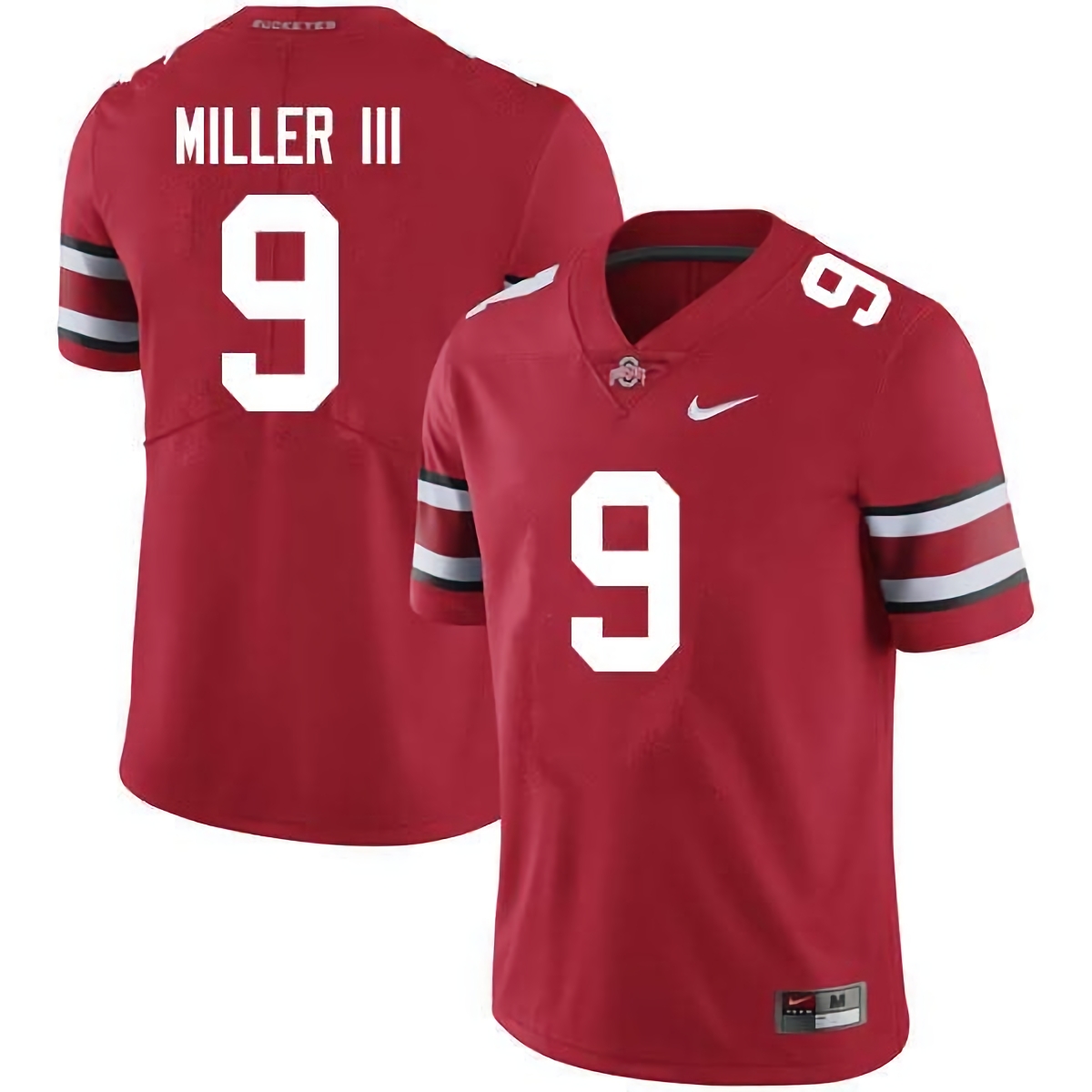 Jack Miller III Ohio State Buckeyes Men's NCAA #9 Nike Scarlet College Stitched Football Jersey HWB7356PY